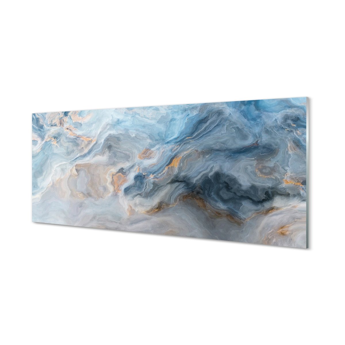 Szklany panel Kamień abstrakcja plamy 125x50 cm