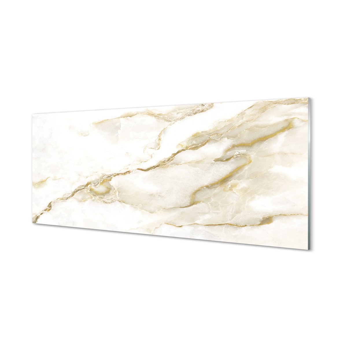 Panel szklany + klej Kamień marmur ściana 125x50 cm