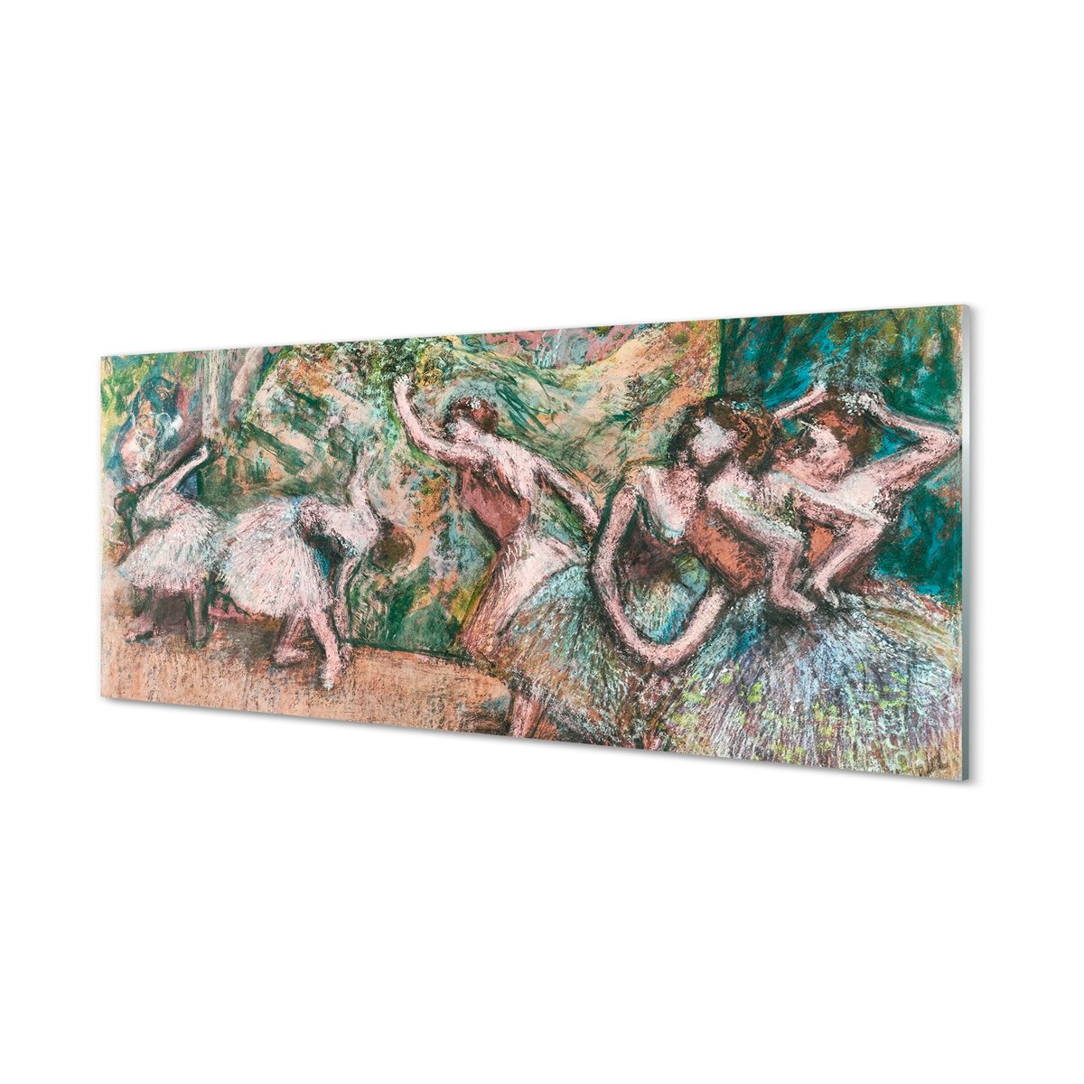 Panel szklany Szkic taniec las kobiety 125x50 cm