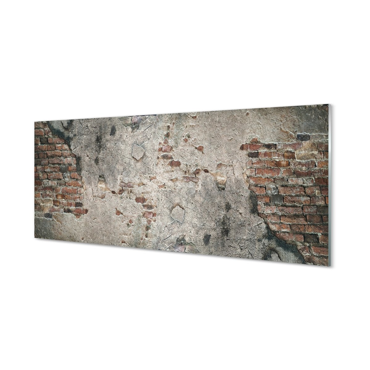 Nowoczesny panel szklany Kamień cegła mur 125x50 cm