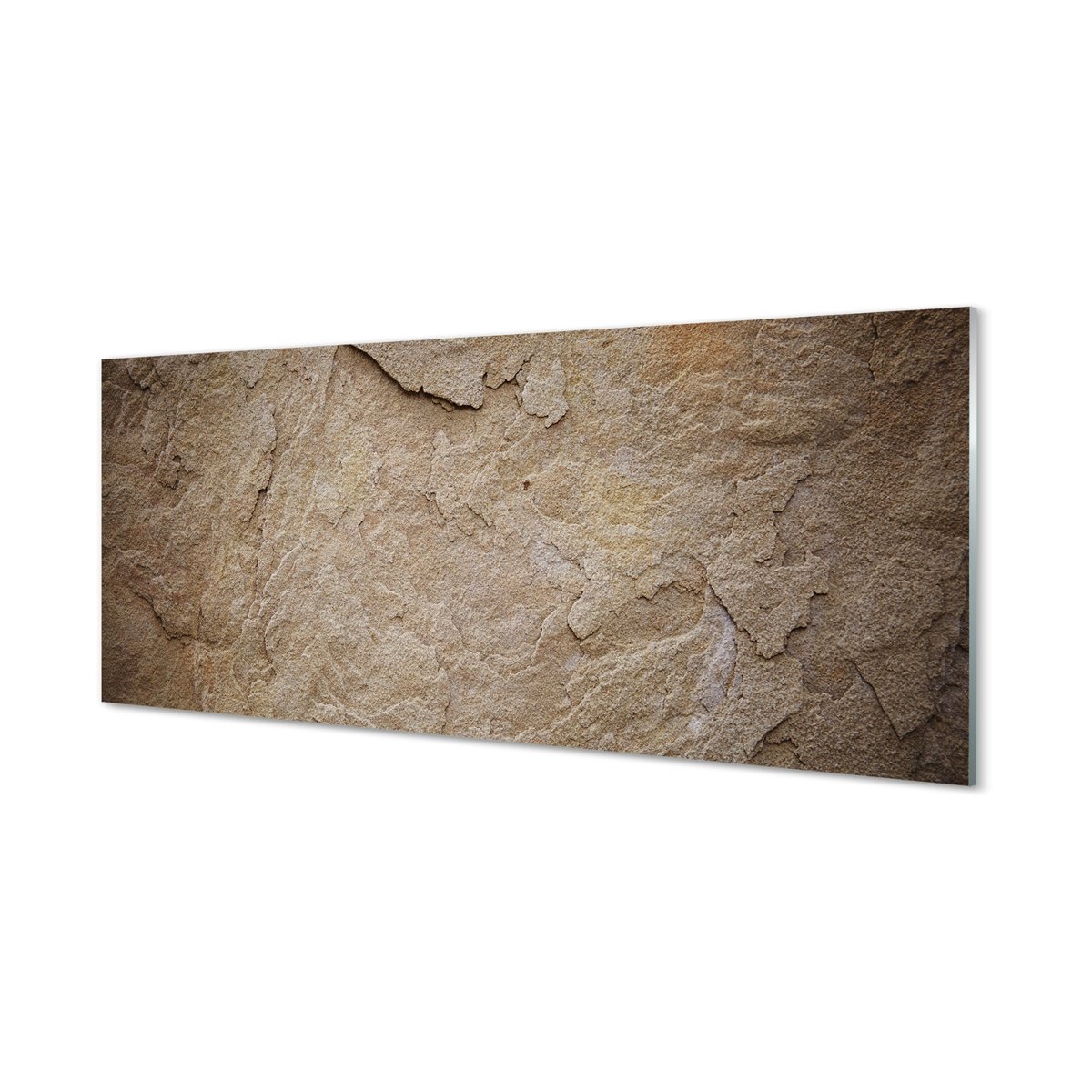 Kuchenny panel szklany Kamień struktura mur 125x50 cm