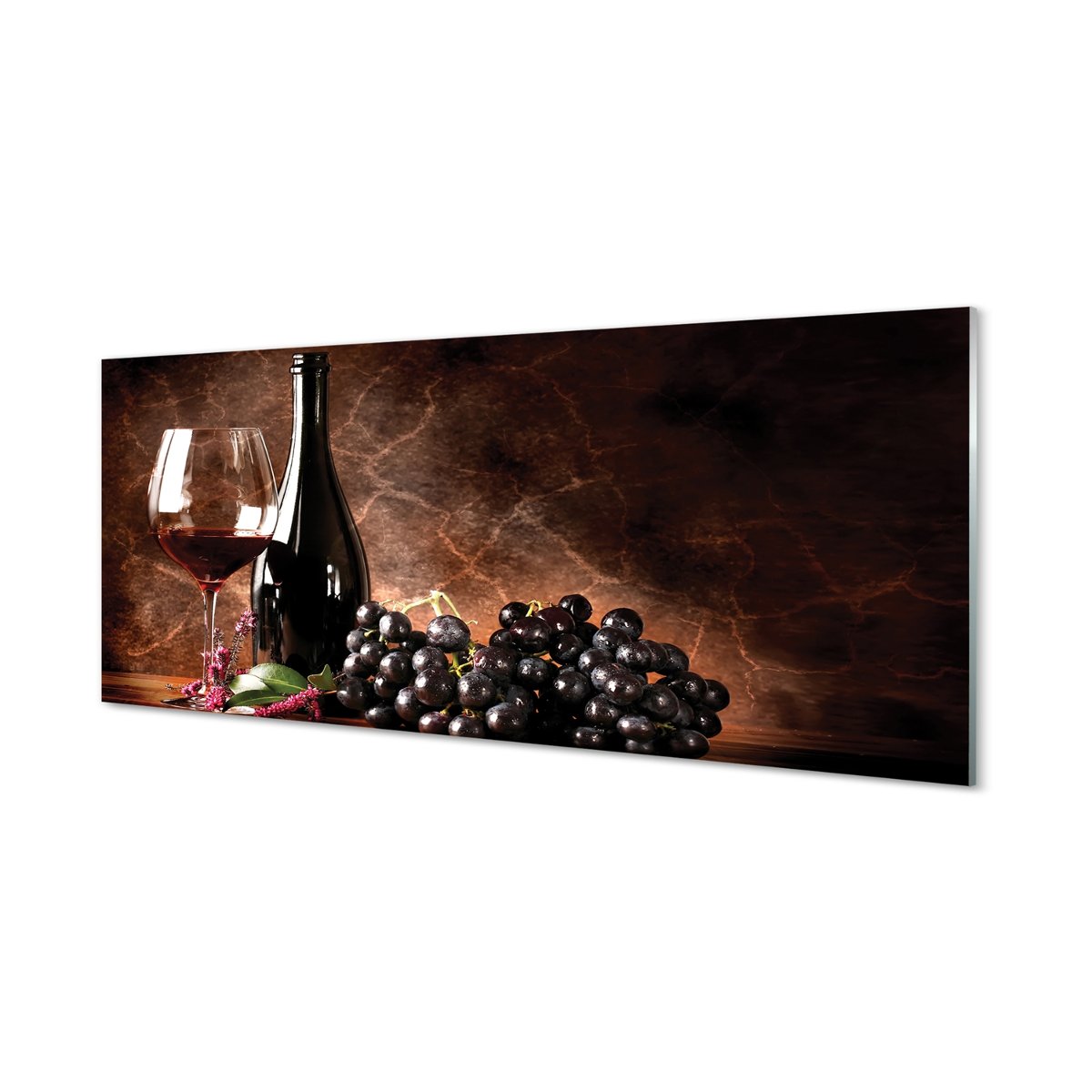 Kuchenny panel ochronny Kieliszek wino 125x50 cm