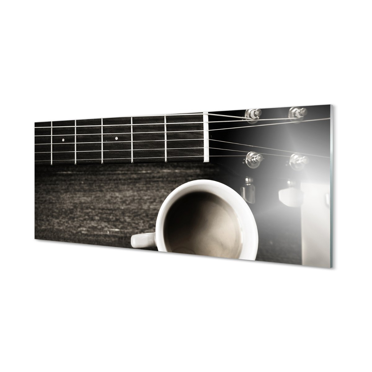 Ochronny panel do kuchni + klejKawa gitara 125x50 cm