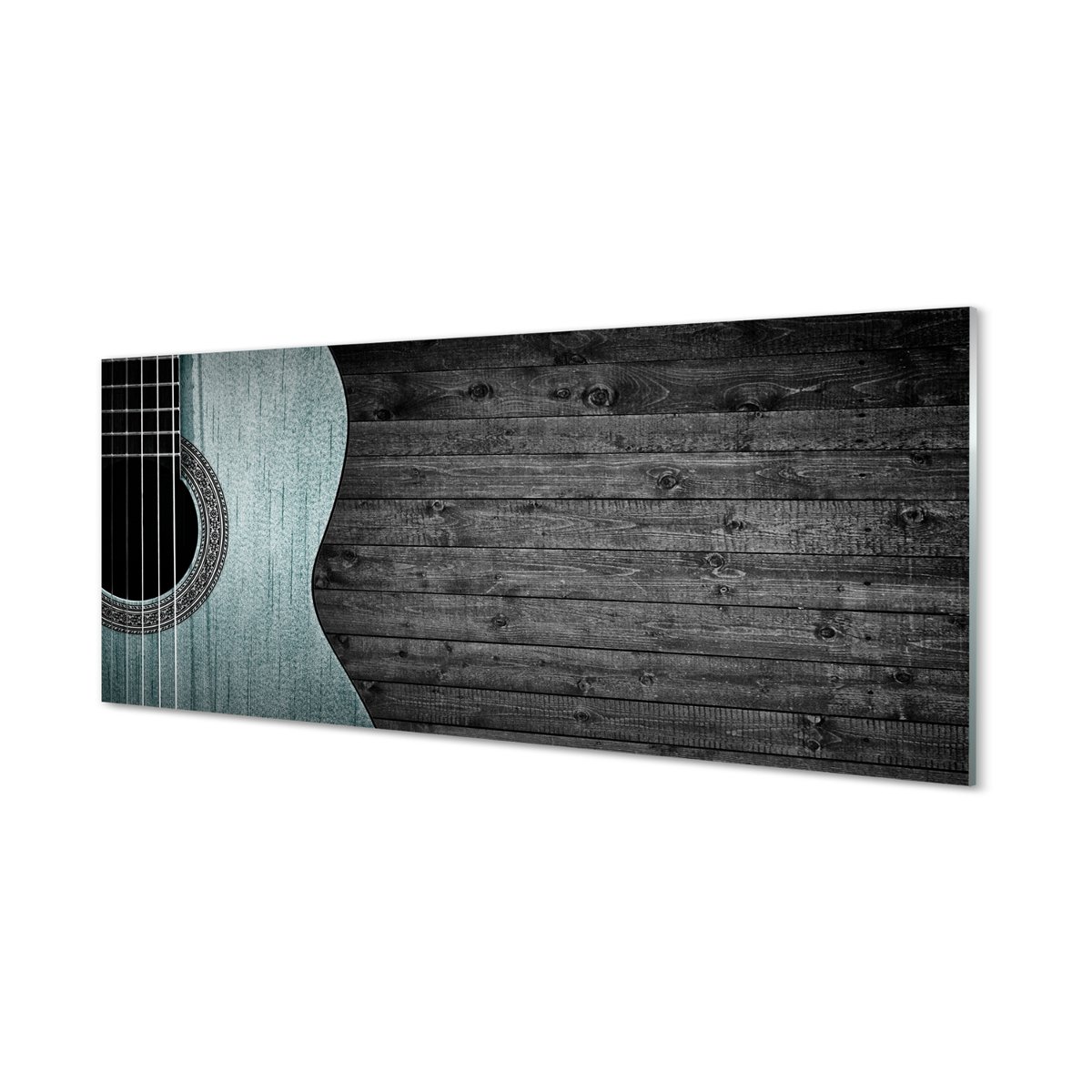 Foto panel kuchenny z grafiką + klej Gitara 125x50 cm