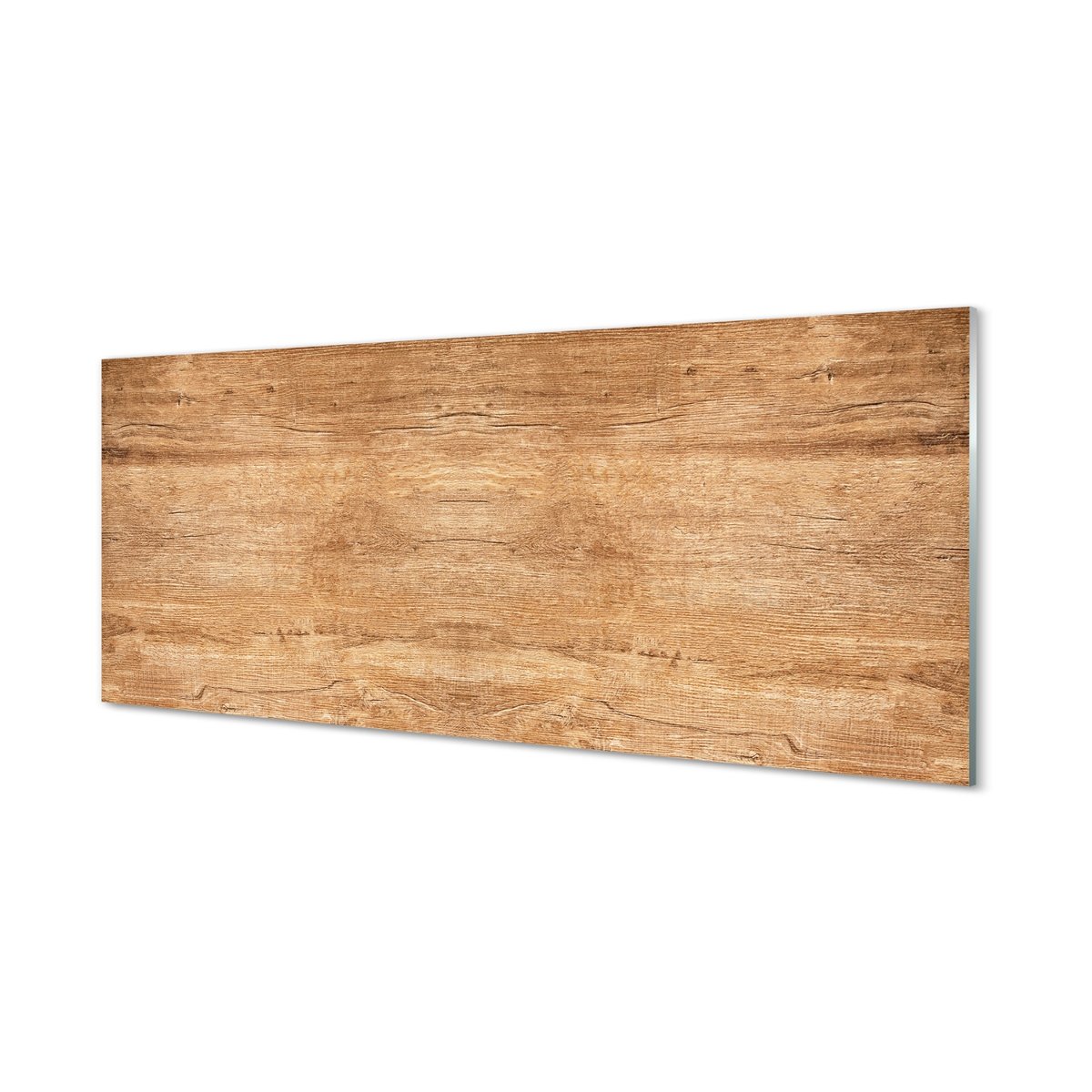 Lacobel szklany + klej Drewno słoje sęki 125x50 cm