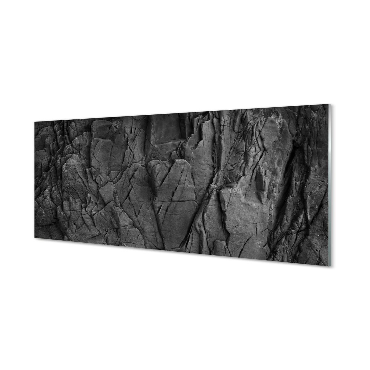 Lacobel szkło Kamień struktura abstrakcja 125x50 cm