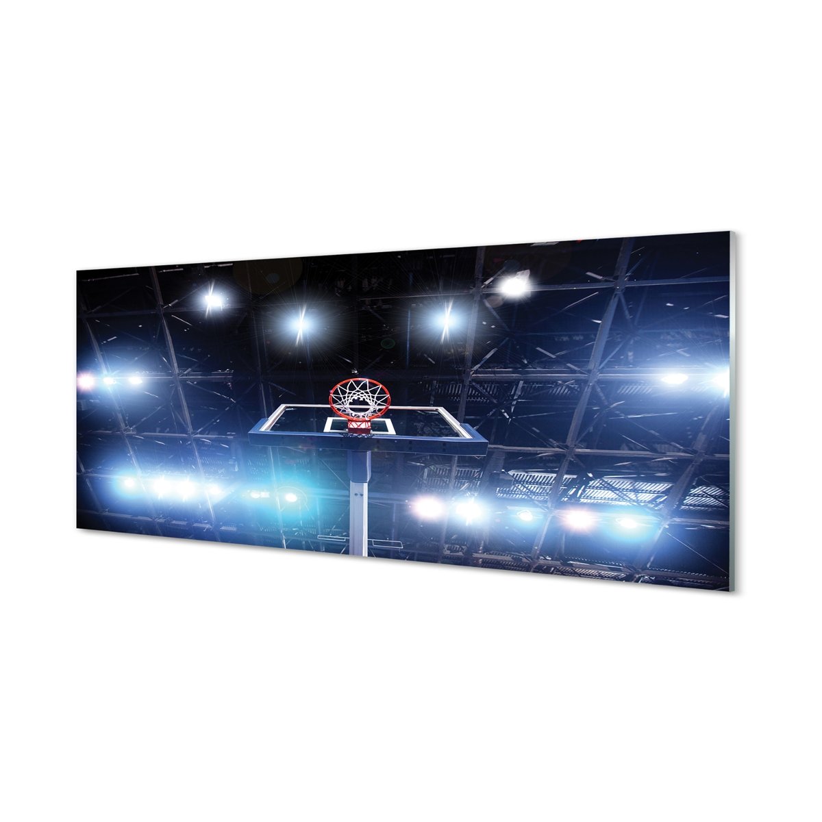 Panel szklany klej Światła kosz 125x50 cm