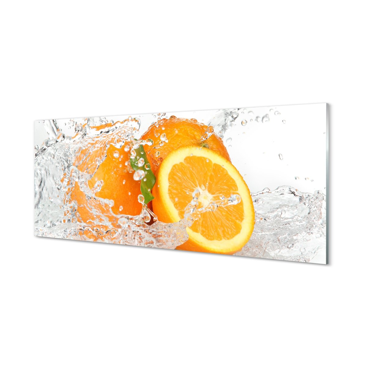 Panel szkło hartowane Pomarańcze w wodzie 125x50 cm