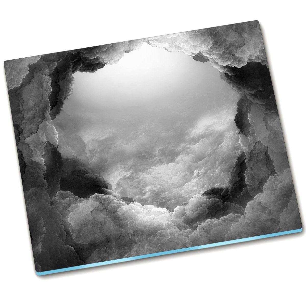 Osłona kuchenna deska Fraktalne chmury - 60x52 cm