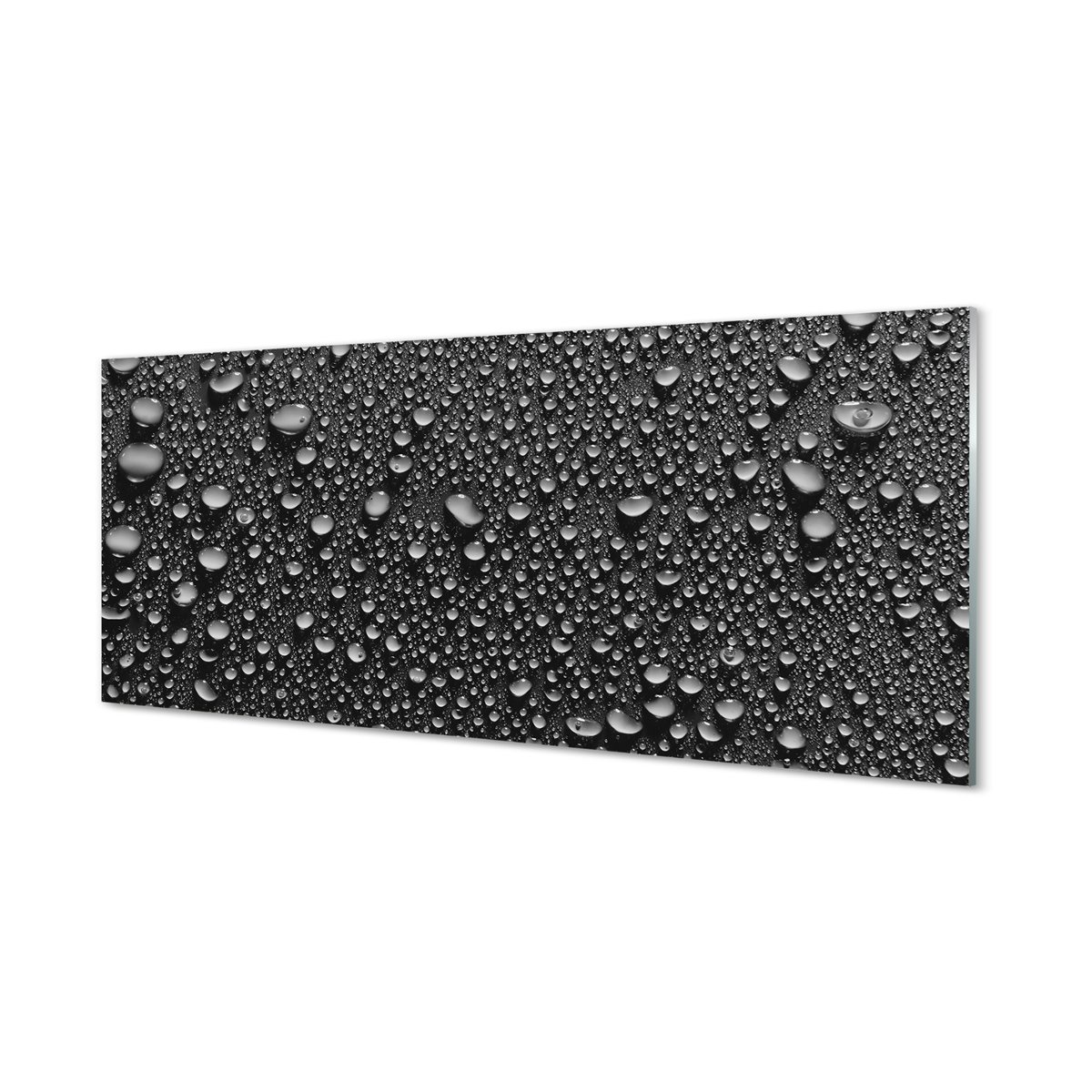 Panel szkło hartowane Krople makro woda 125x50 cm