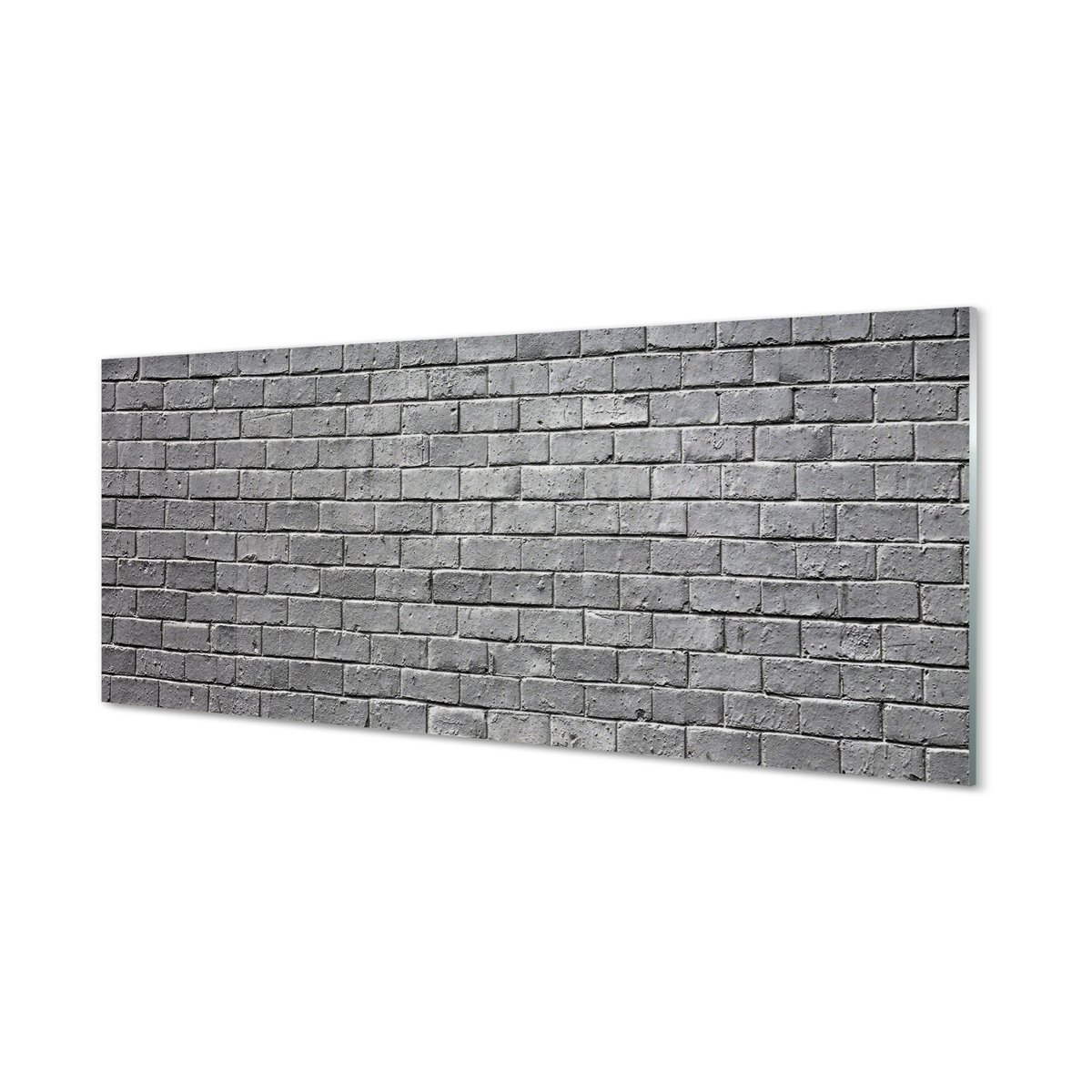Lacobel ochronny + klej Cegła ściana mur 125x50 cm