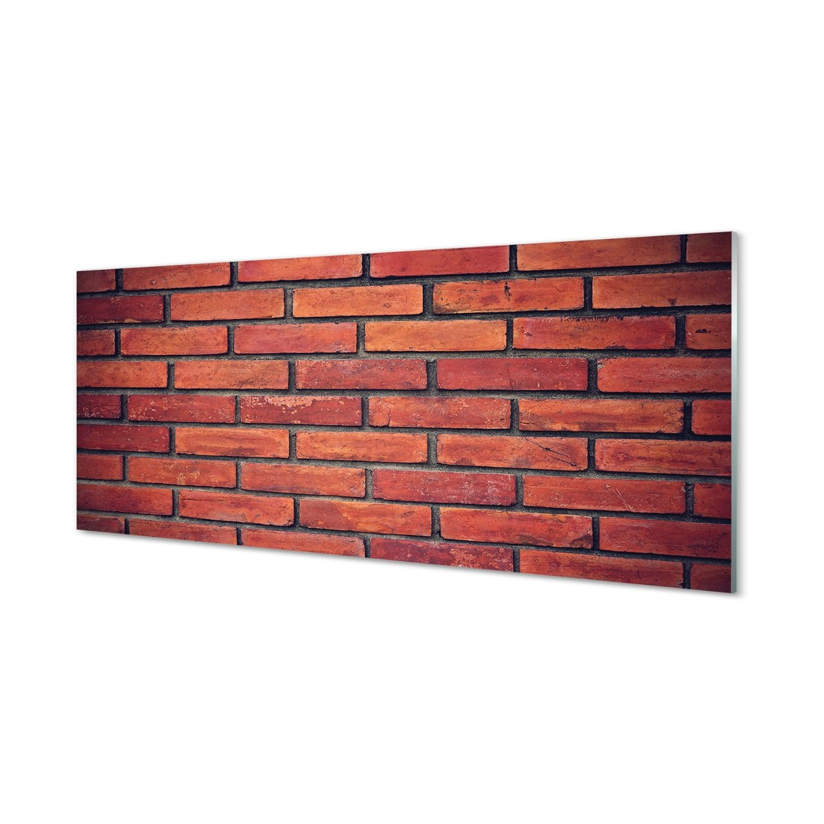 Foto panel hartowany +klej Cegła kamień mur 125x50 cm