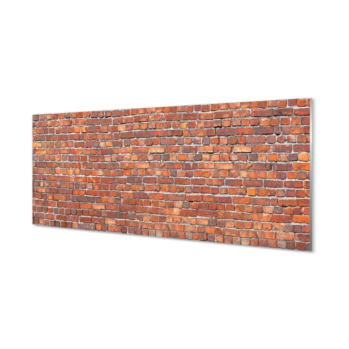 Lacobel szklany + klej Cegła mur vintage 125x50 cm