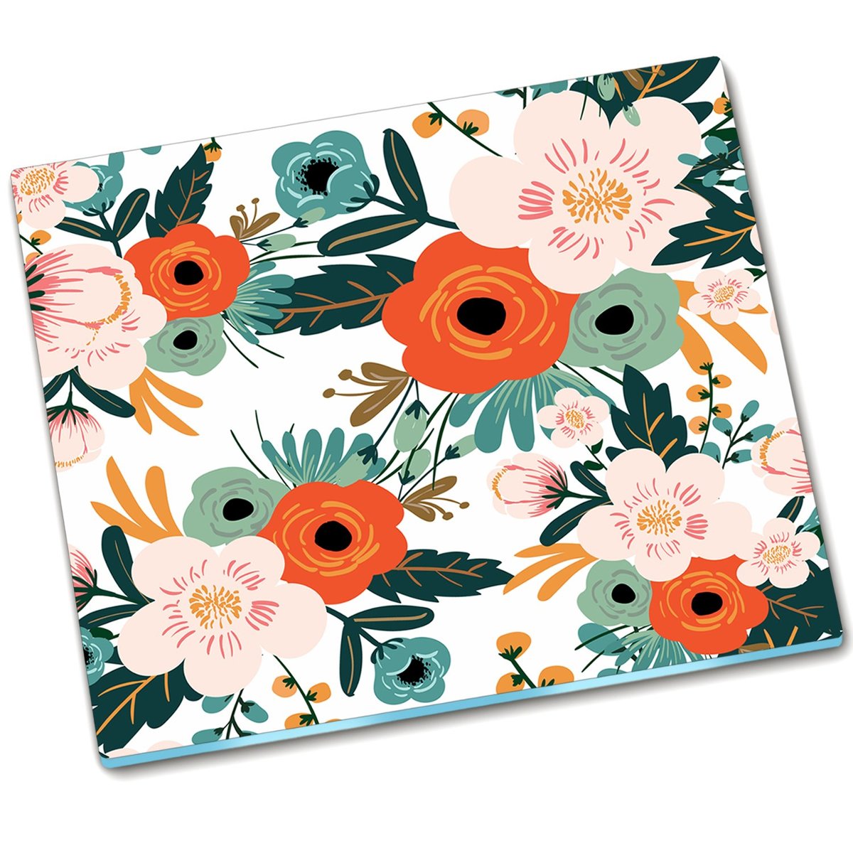 Osłona kuchenna deska Kwiat Styl Vintage - 60x52 cm