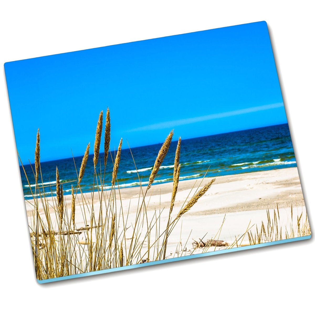 Deska do krojenia szkło Morze Trawa - 60x52 cm