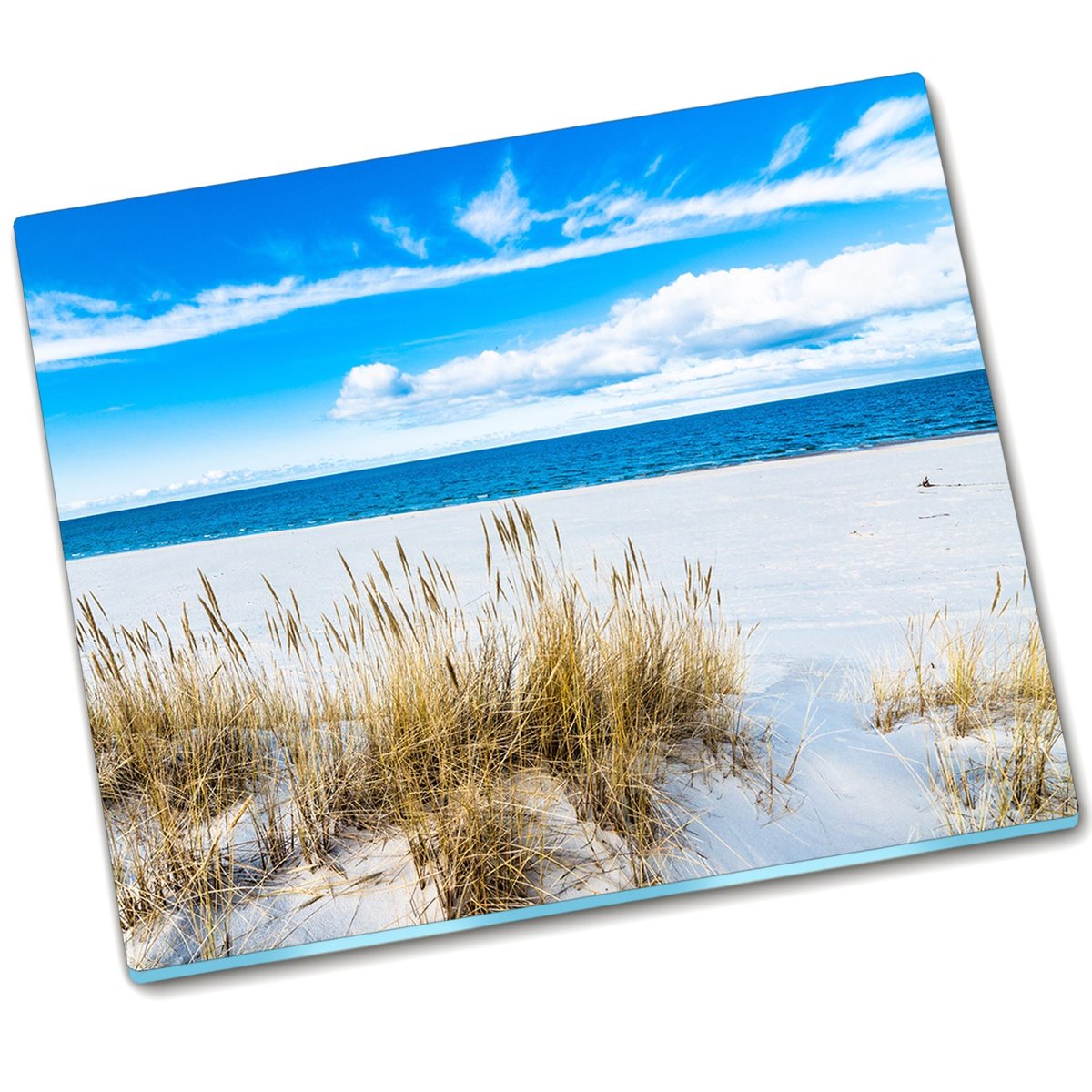 Deska do krojenia szkło Plaża piaszczysta - 60x52 cm