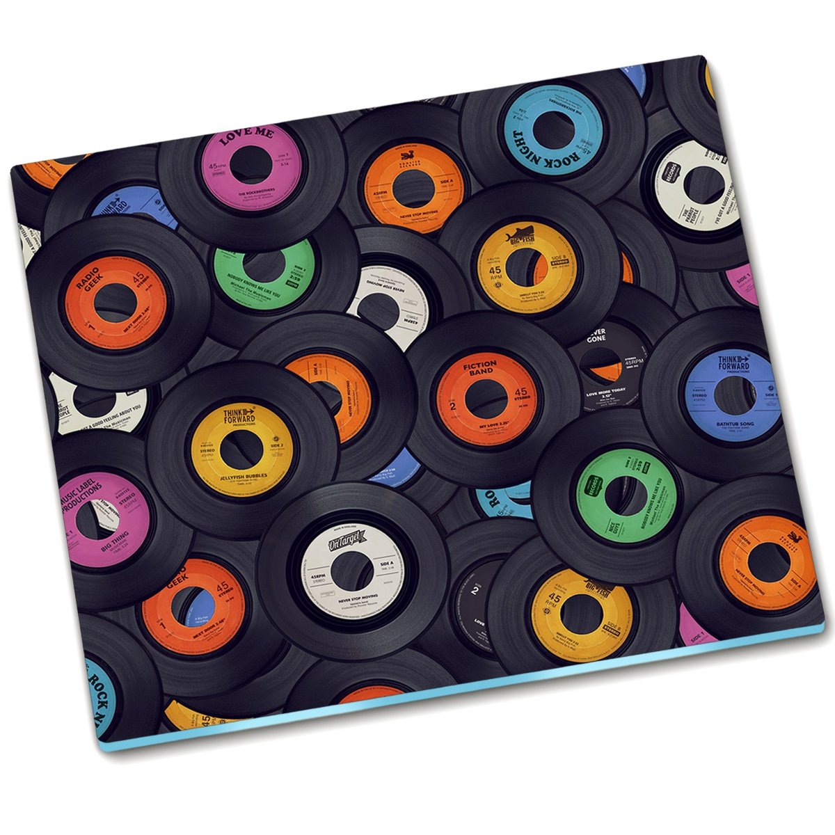 Deska do krojenia szklana Płyta winylowa - 60x52 cm