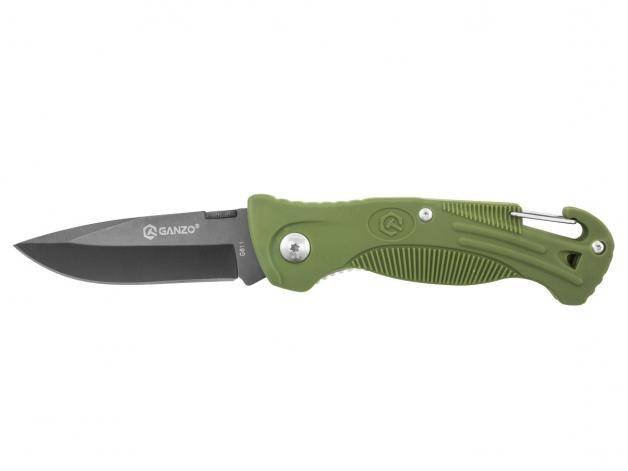 Ganzo GANZO nóż kieszonkowy nóż, zielony, jeden rozmiar G611-GR