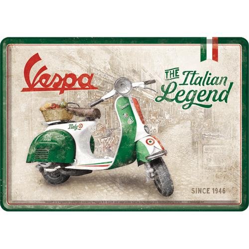 Pocztówka 14x10 cm Vespa Italian