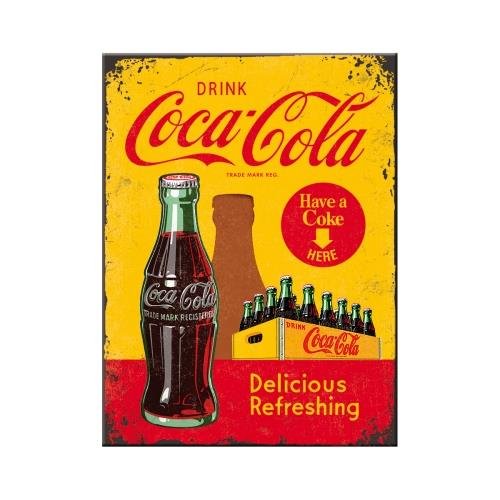 Magnes Coca-cola na lodówkę prezent dla fana 6x8
