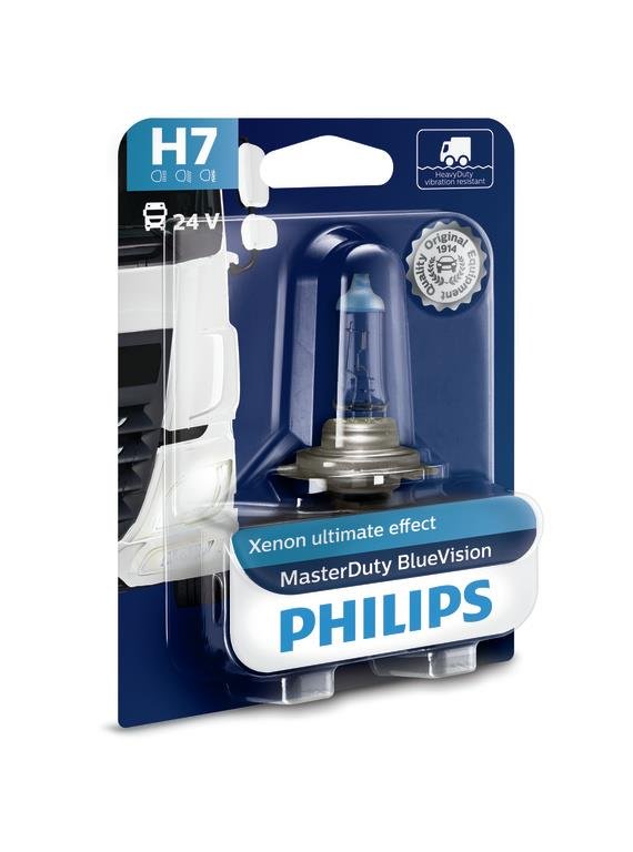 Philips MASTER Duty bluev PrimeVision 24 V reflektor H7 lampy 13972MDBVB1