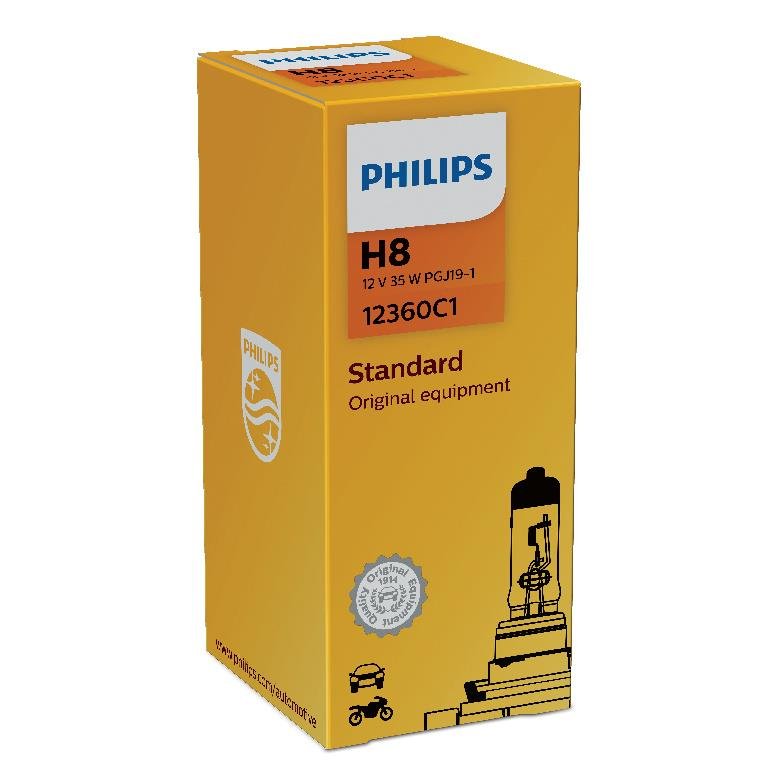 Żarówka PHILIPS H8 Vision (1 sztuka)
