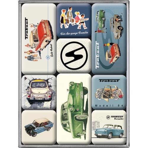 Nostalgic Art Magnesy (9szt) Trabant