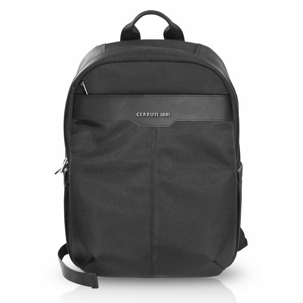 Cerruti 1881 CERRUTI 1881 cebp15nybk prawdziwej skóry Computer plecak, 38,1 cm (15 cali) czarna CEBP15NYBK