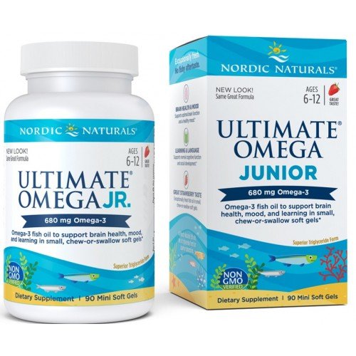 Ultimate Nordic Naturals Omega Junior 680mg (90 Kaps) Nordic Naturals F9F2-98479