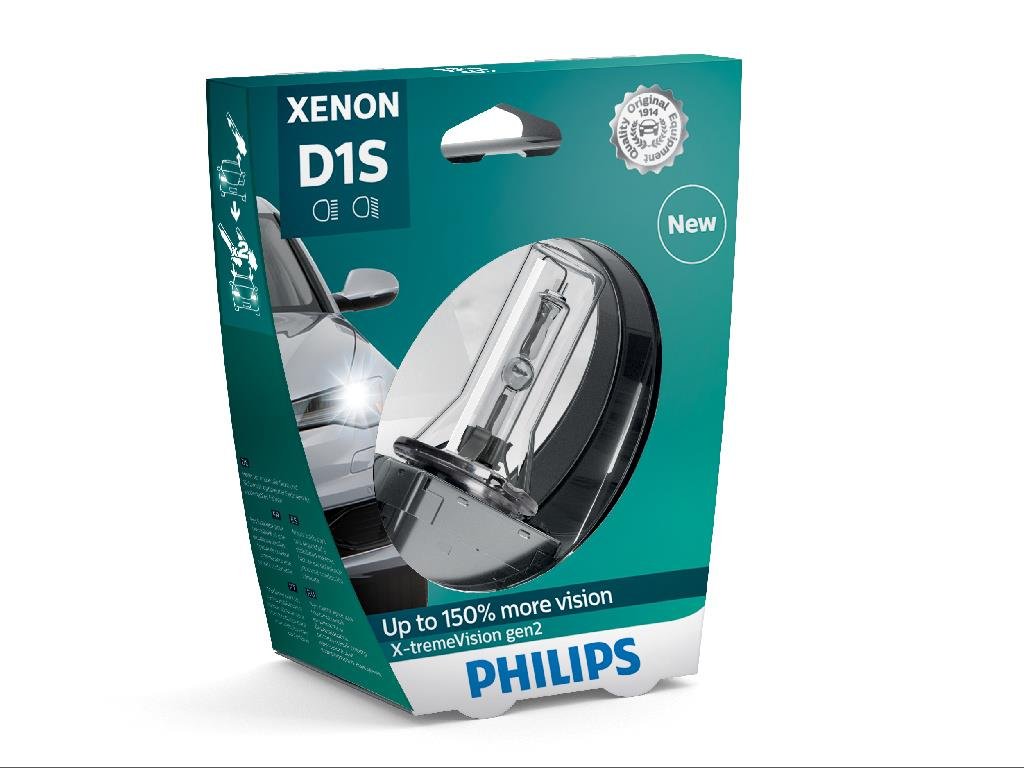 Philips 85415XV2S1 ksenonowa żarówka do reflektora X-tremeVision D1S Gen2, pojedynczy żarnik 85415XV2S1