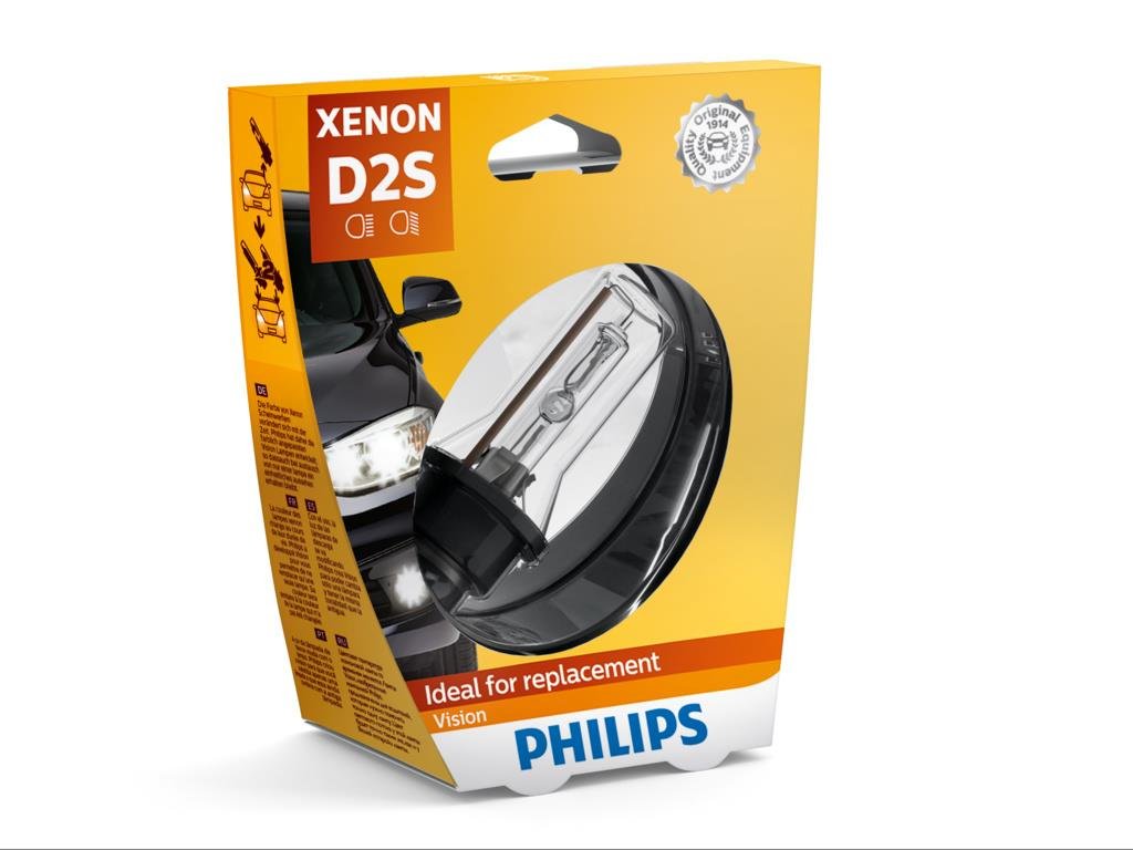 Philips 85122 VIS1 Xenon Vision D2S, 1-ER Blister 85122VIS1