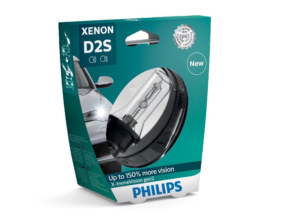 Philips 85122XV2S1 ksenonowa żarówka do reflektora X-tremeVision D2S Gen2, pojedynczy żarnik 85122XV2S1