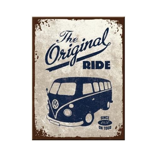 Art Nostalgic Volkswagen VW Bulli The Original Ride 14297 tablica metalowa, wymiary: 8 x 6 cm 14297
