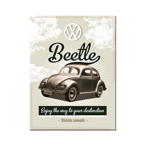 Nostalgic-Art 14298 retro Volkswagen VW Beetle na magnes, 8 x 6 cm 14298