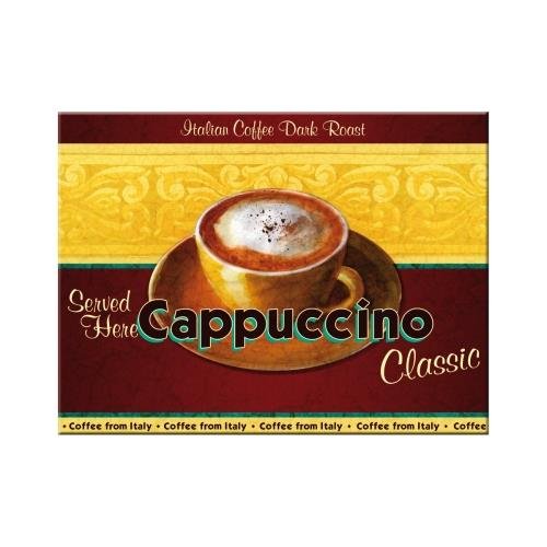 Art Nostalgic 14019 Coffee i Chocolate cappuccino, magnes, 8 x 6 cm 14019