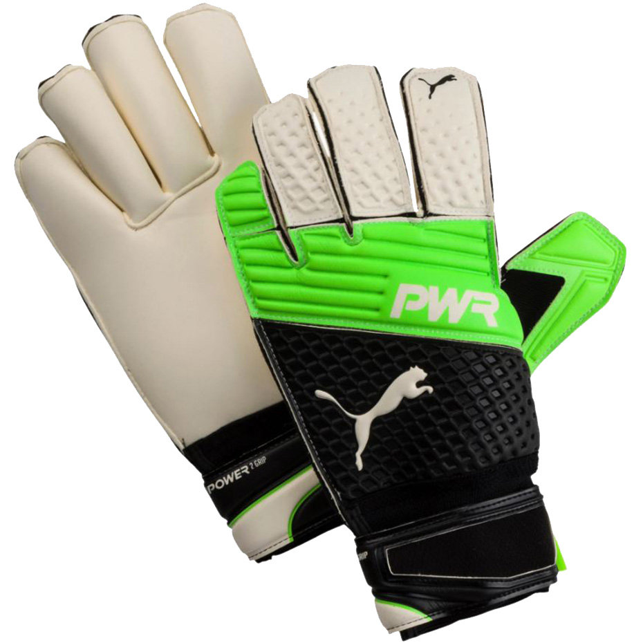 Puma evopower Grip 2.3 GC rękawice bramkarskie, zielony 041223