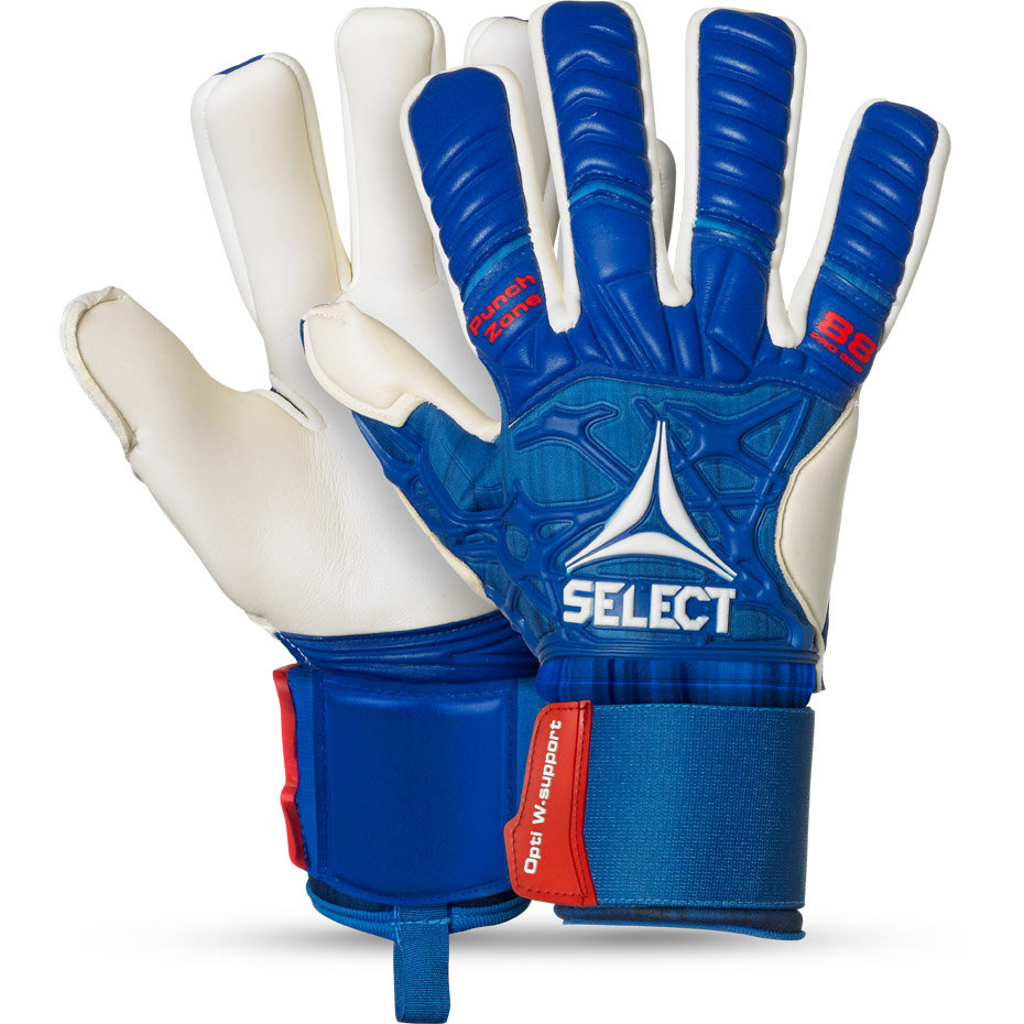 Select, Rękawice bramkarskie, 88 Pro Grip 2020 Negative Cut niebiesko-białe 16617