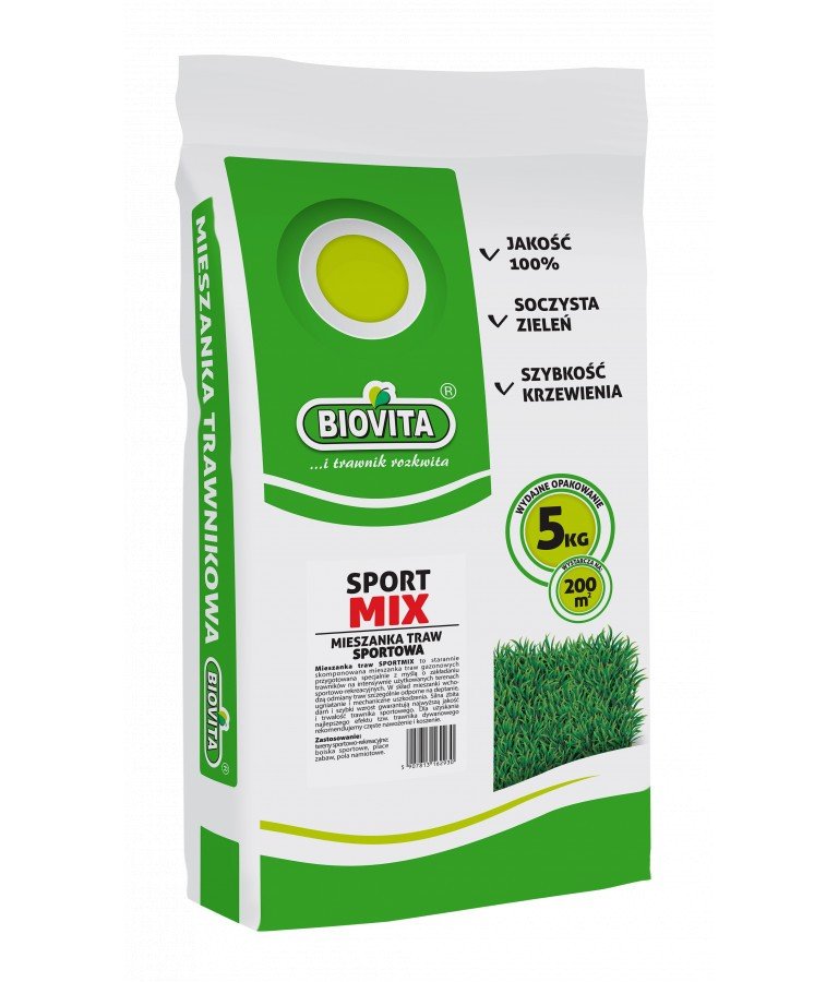 Mieszanka Trawnikowa Sportmix 5kg Biovita