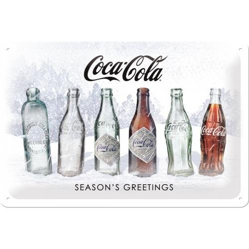 Art Nostalgic Coca-Cola Special Edition Snow White Bottle Evolution 62753