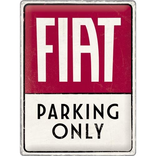 23300 Plakat 30x40 Fiat Parking Only