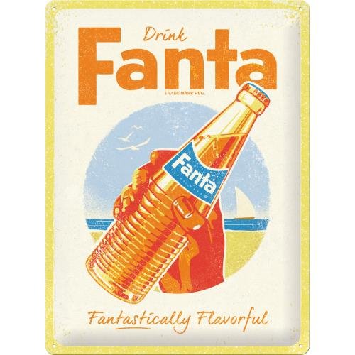 23303 Plakat 30x40 Fanta Bottle Beach