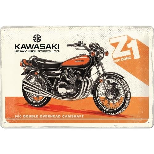 22284 Plakat 20x30 Kawasaki MotorcycleZ1
