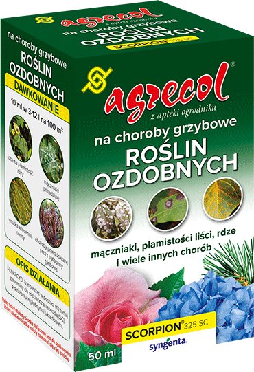 Agrecol Środek grzybobójczy Scorpion 325 SC do roślin ozdobnych 50 ml