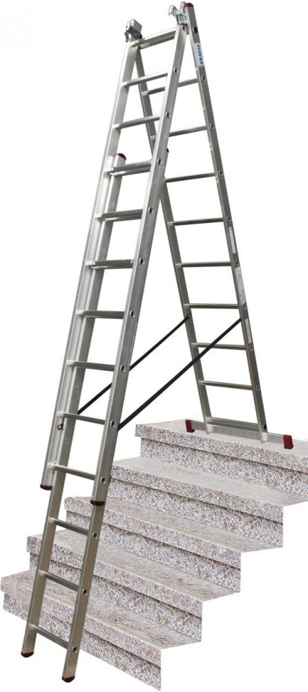 Krause DRABINA 3X10TR CORDA