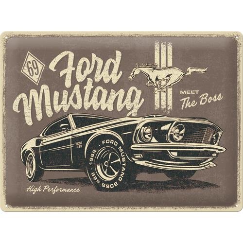 23311 Plakat 30x40 Ford Mustang The Boss