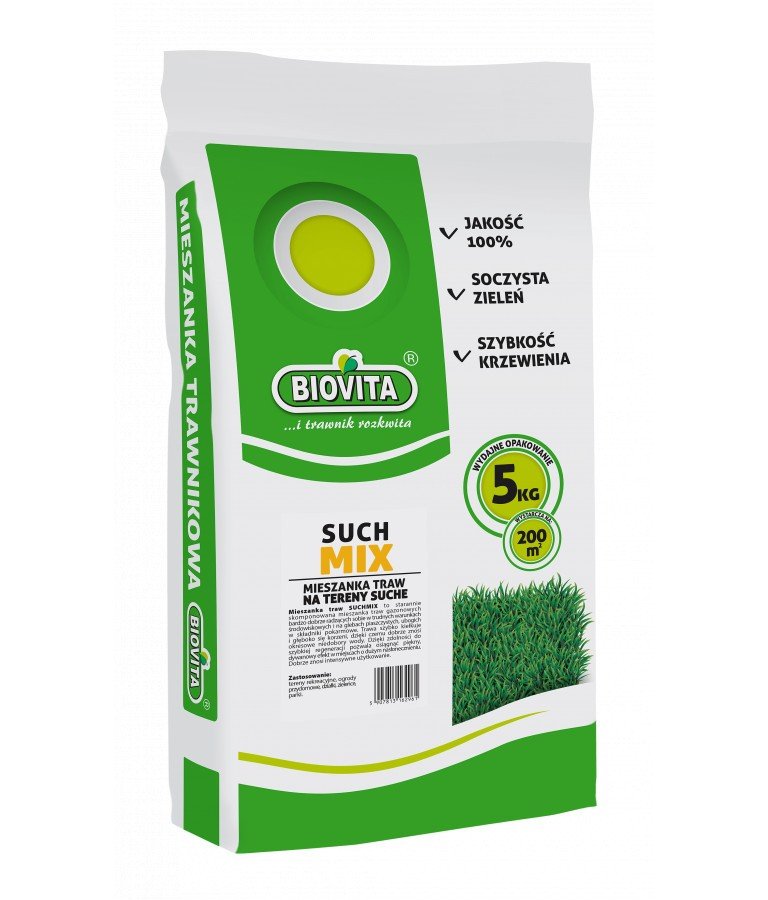 Mieszanka Trawnikowa Suchmix 5kg Biovita