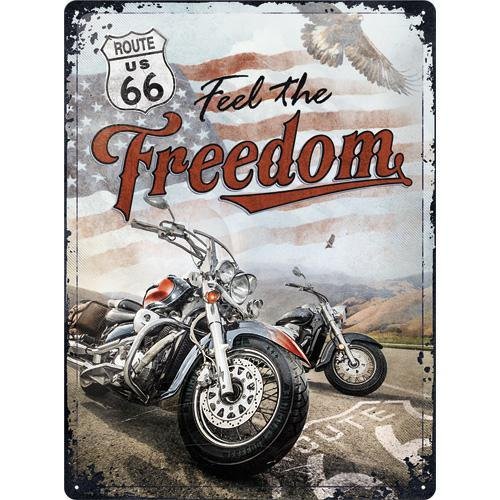 23284 Plakat 30x40cm Route 66 Freedom