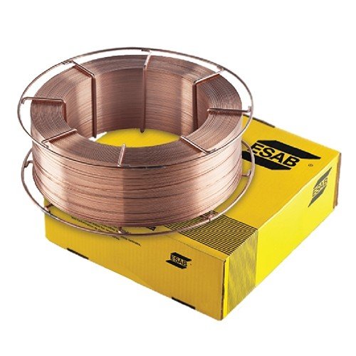 ESAB Drut spawalniczy miedziowany drut lity np dla P235/S235-P420/S420 1.0 mm 18 kg AUTROD OK 12.51-1.0-18.0