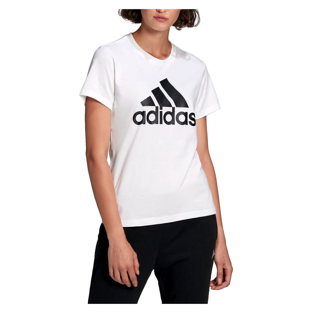 Adidas, Koszulka damska, Essentials Regular T-Shirt biała, GL0649, M