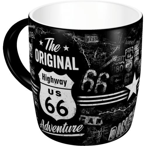 Nostalgic-Art 43012 kubek z napisem US Highway 66 The Original Adventure 43012